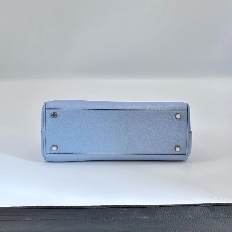 GUCCI Zumi藍色金屬雙G扣手提肩背斜背包28*21*11.5 98新配件塵袋-2