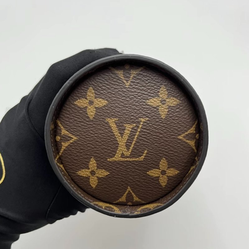 LV 老花 CoffeeCupMNG咖啡可樂杯 芯片款14*19*9 98新配件塵袋-3