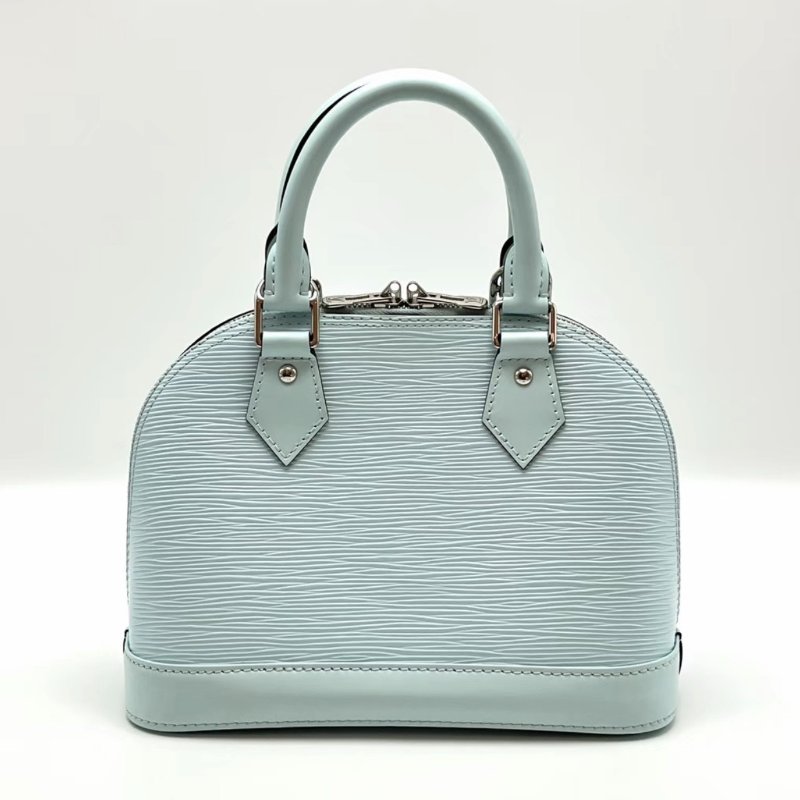 LV 水波紋Alma BB手提肩背斜背貝殼包 芯片款 23*17*11 98新配件塵袋鑰匙鎖-1