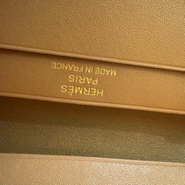 HERMES Bearn 大象灰金扣卡包 A刻-4