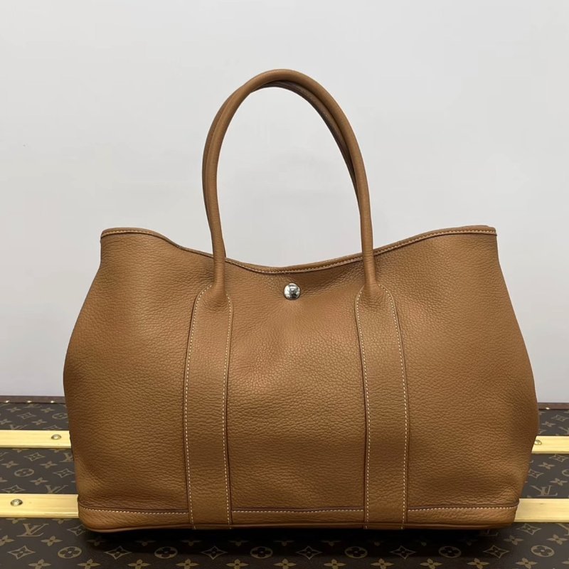 HERMES Garden paty金棕銀花園36手提包36*25*18 98新配件塵袋-0