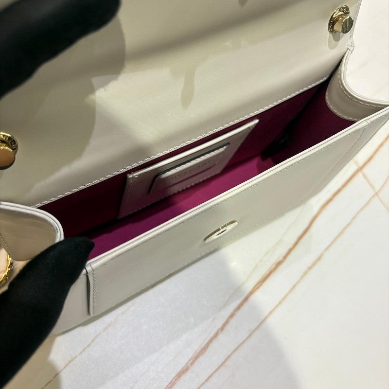 *SHIHNA名牌精品*Bvlgari Serpenti Forever 肩背包(淨白瑪瑙色)-6