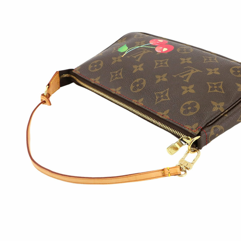 由村上隆 (Takashi Murakami) 設計的 Louis Vuitton Monogram Cherry Pochette Accessoires 手提包 M95008-4