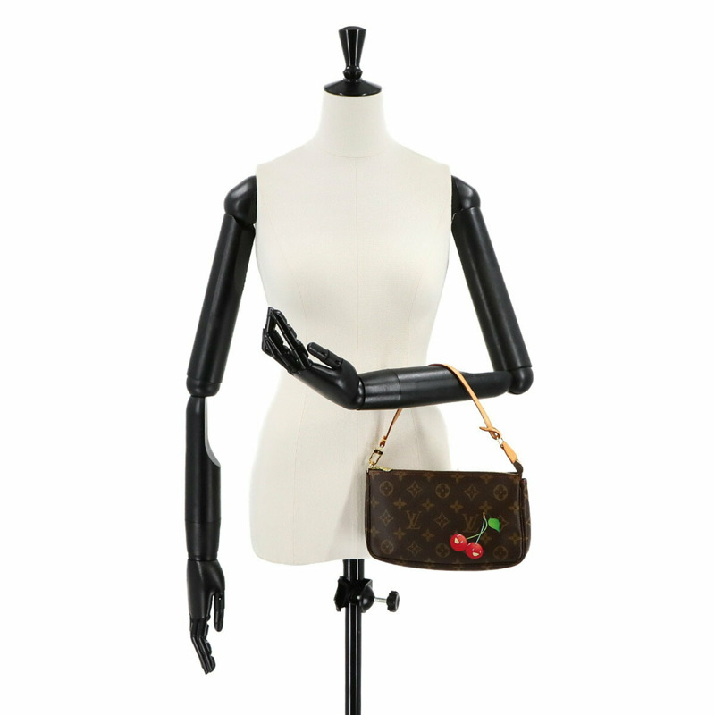由村上隆 (Takashi Murakami) 設計的 Louis Vuitton Monogram Cherry Pochette Accessoires 手提包 M95008-7