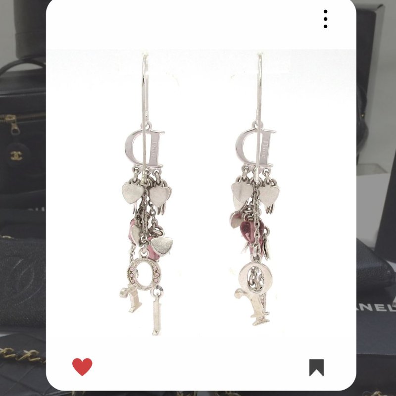 🛍️🎁 雙11🔥 11月新品上架 🔥💖 ✨超美新到 ！DIOR 蝴蝶結DIOR LOGO 耳環 🔥 DIOR 熱賣款 DIOR EARRING-1