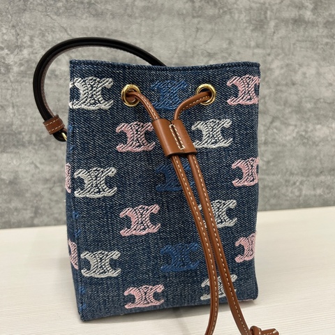 Celine 2025限量新款 牛仔燒賣包