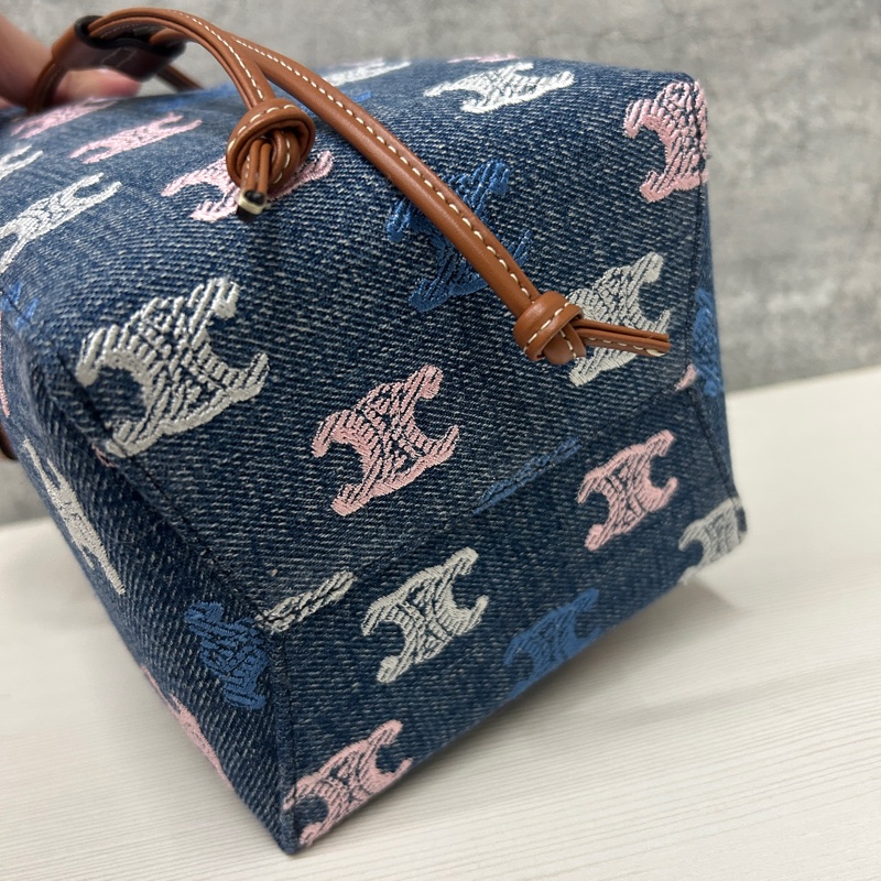 Celine 2025限量新款 牛仔燒賣包-1
