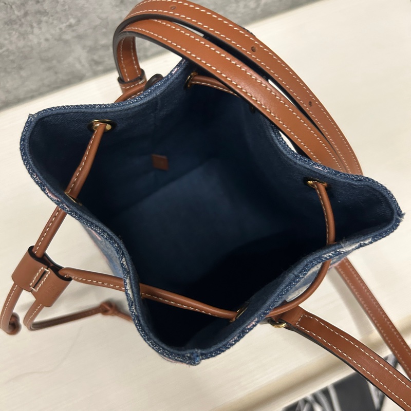 Celine 2025限量新款 牛仔燒賣包-4