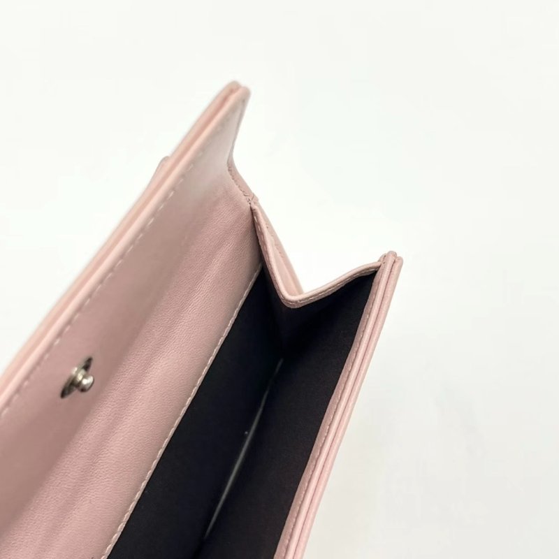 CHANEL 山茶花摺疊短款錢包11*9.5*1 98新配件塵袋-4