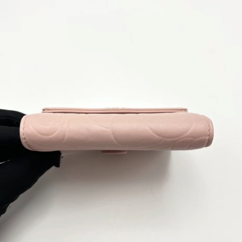 CHANEL 山茶花摺疊短款錢包11*9.5*1 98新配件塵袋-5