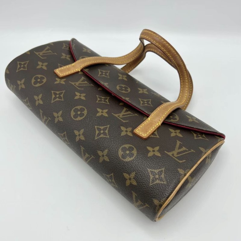 LV 老花中古法棍晚宴手提包28*14*6 98新配件塵袋-2