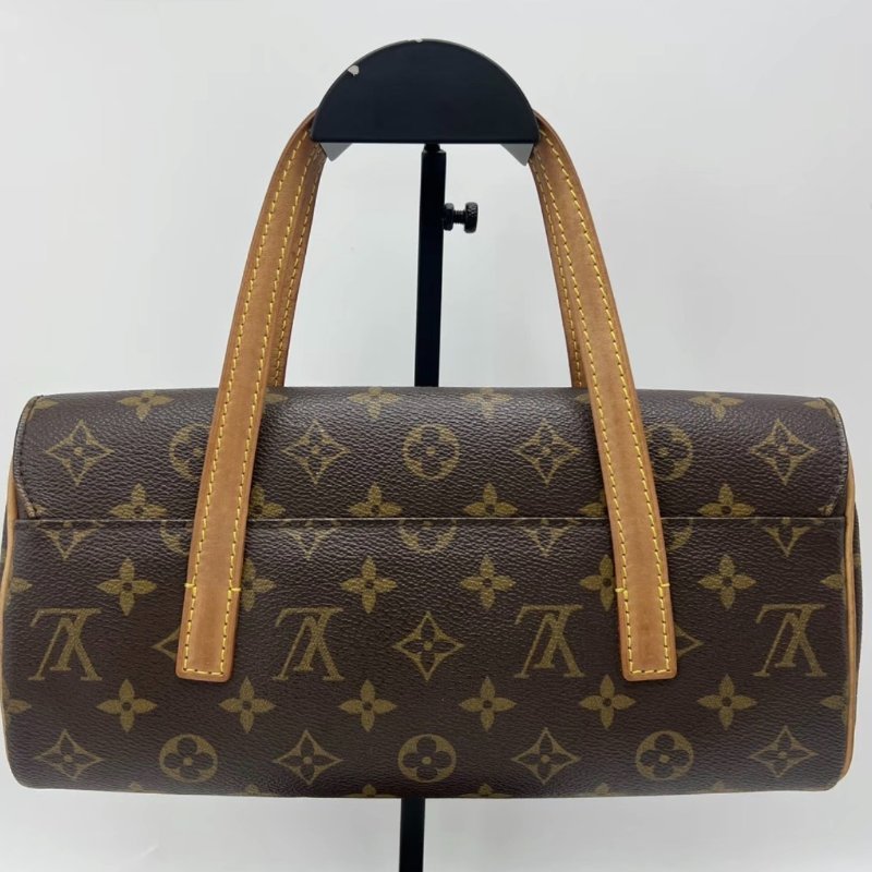 LV 老花中古法棍晚宴手提包28*14*6 98新配件塵袋-5