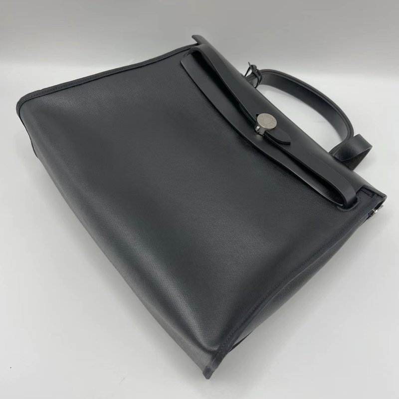 HERMES 黑銀herbag31 31*25*11 98新配件盒子鑰匙鎖塵袋-3