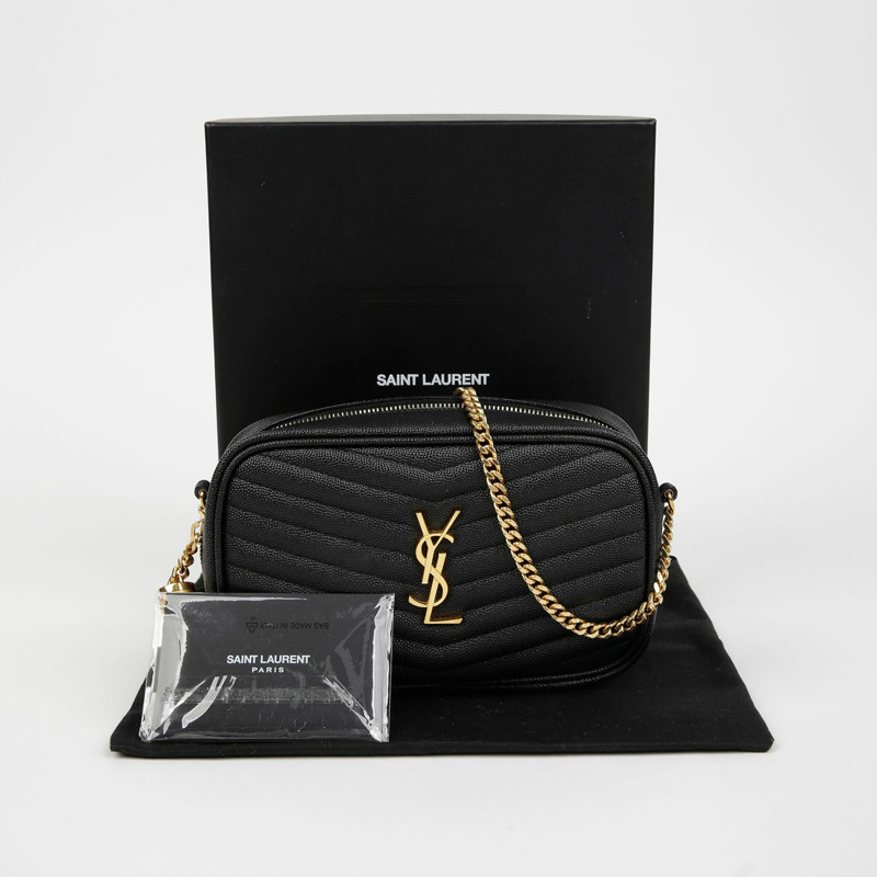 SAINT LAURENT 迷你鏈條單肩斜背包 612579-0