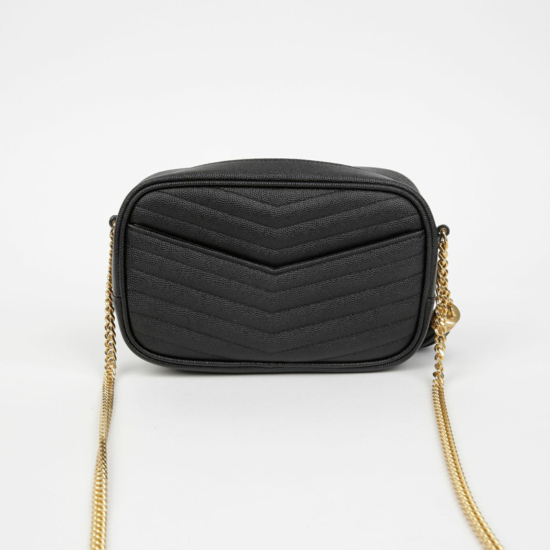 【包稅】SAINT LAURENT 612579 Lume迷你鏈條單肩斜背包-3