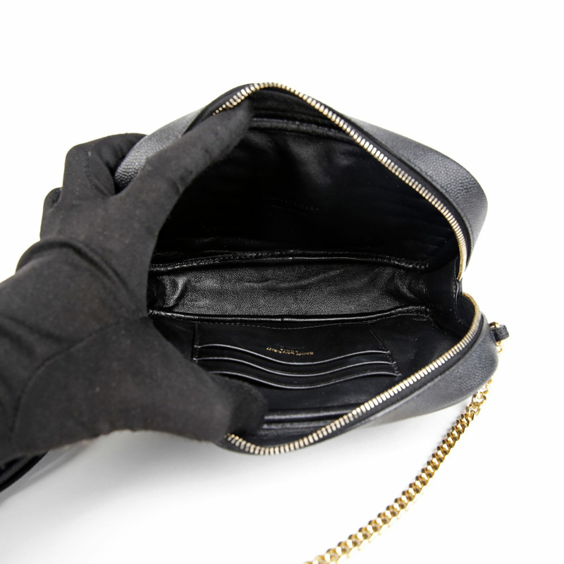 【包稅】SAINT LAURENT 612579 Lume迷你鏈條單肩斜背包-7