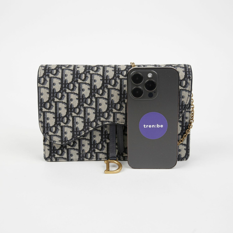 DIOR S5620CTZQ 馬鞍鏈斜背包-7