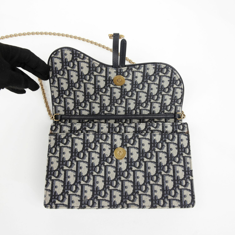 DIOR S5620CTZQ 馬鞍鏈斜背包-8