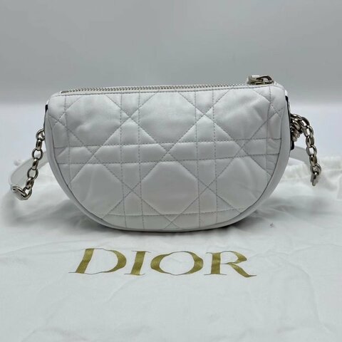 DIOR vibe黑白拼金扣手提肩背斜背包 20*15*7 98新 配件盒子塵袋保卡