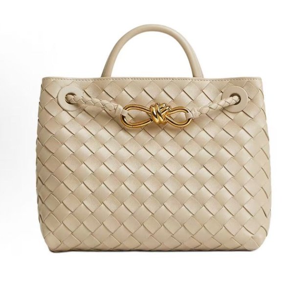 BV 編織Andiamo小號手提肩背斜背包23*20*10.5 全新配件盒子塵袋-0