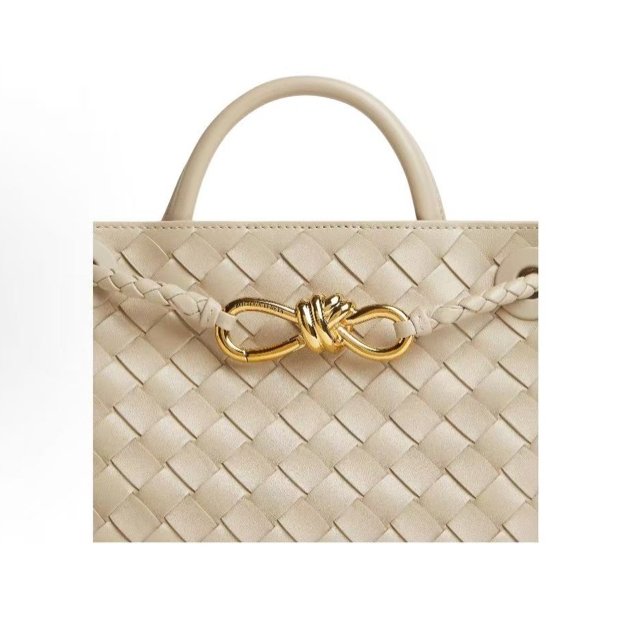 BV 編織Andiamo小號手提肩背斜背包23*20*10.5 全新配件盒子塵袋-4