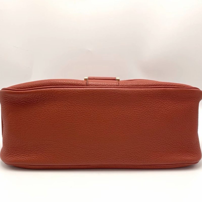 HERMES Bourlingue牛皮肩背斜背郵差包 35*23*13 98新 配件塵袋-3