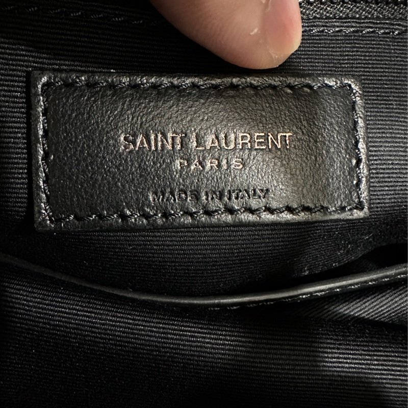 YSL牛皮壓鱷魚紋路Niki shopping bag 購物袋-12