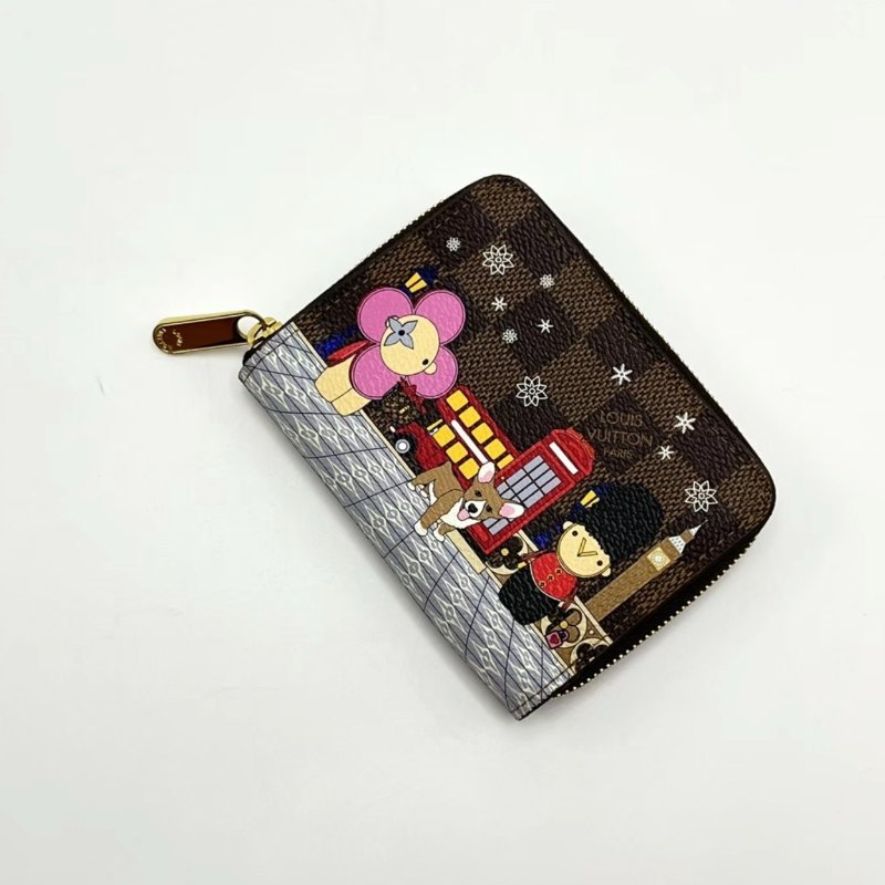 LV Zippy Coin聖誕短款錢包 芯片款11*8.5*2 98新配件塵袋-2