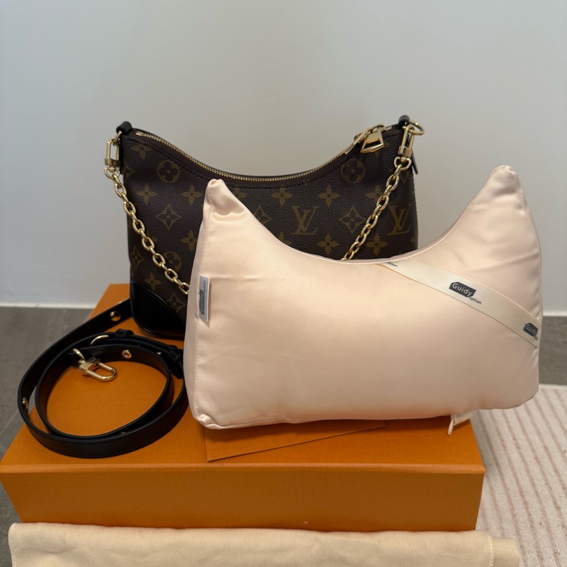 近全新!LV黑牛角包!大全配!-15