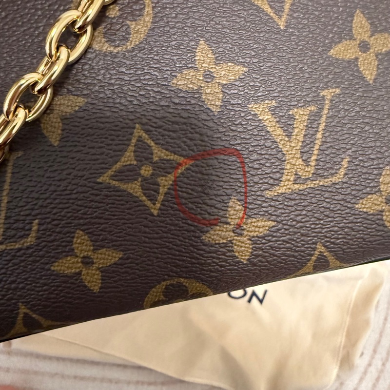 近全新!LV黑牛角包!大全配!-16