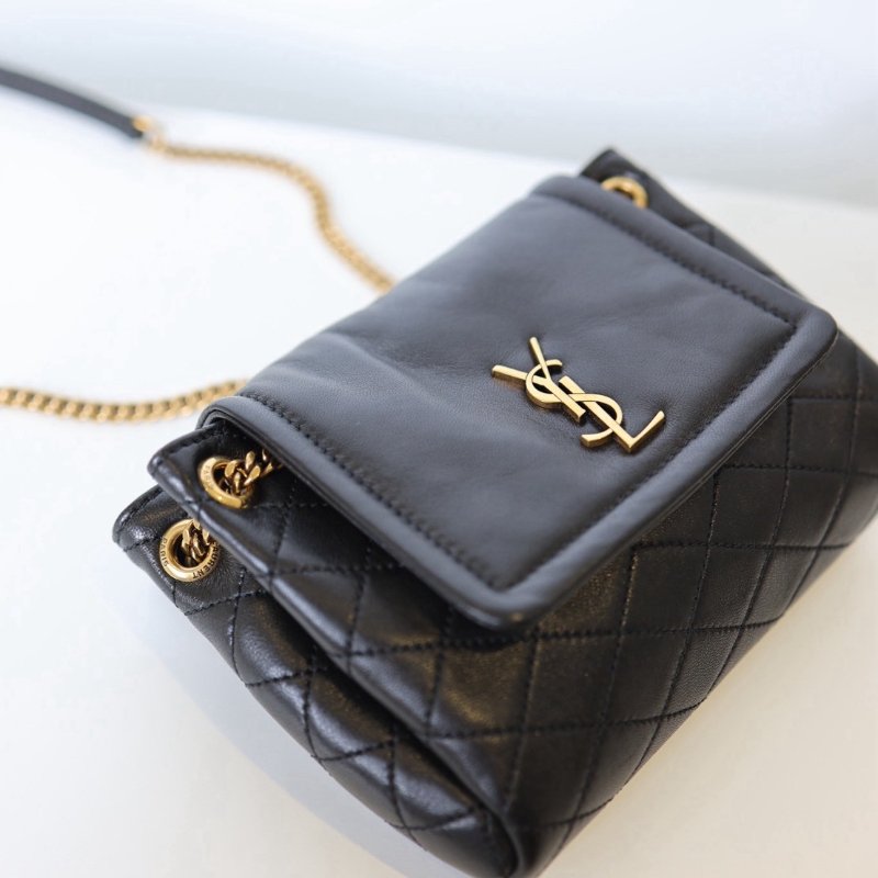 二手Ysl Nolita Mini 黑金款-11