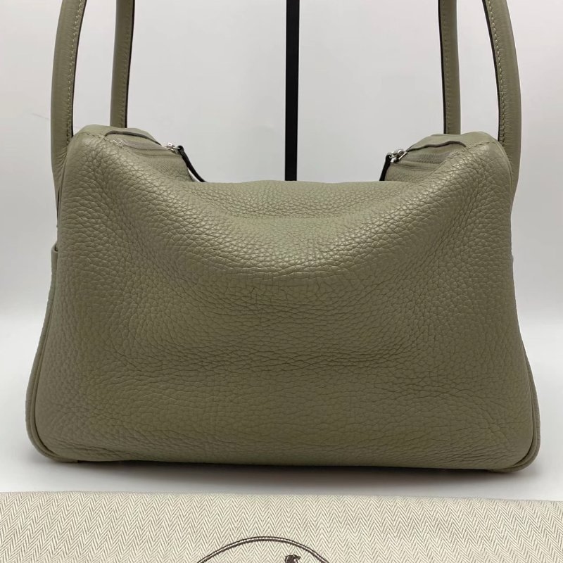 HERMES lindy30鼠尾草銀扣手提肩背包30.5*20.5*16 98新配件塵袋-5