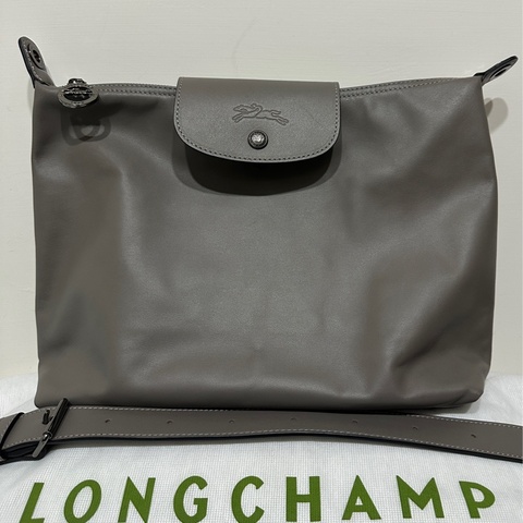 Longchamp Hobo 斑鳩灰半月肩背包