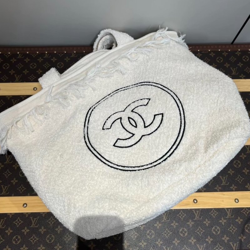 CHANEL 22A三合黑白子母沙灘托特包 59*40*20 98新-4