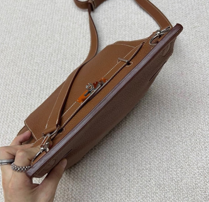 愛馬仕/Hermes 吉普賽28 金棕銀扣 A刻 TC皮 99新成色 金屬輕微划痕 其他沒啥瑕疵-2