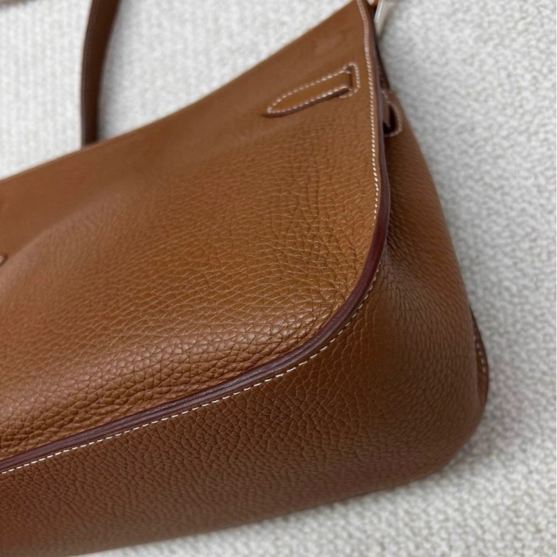 愛馬仕/Hermes 吉普賽28 金棕銀扣 A刻 TC皮 99新成色 金屬輕微划痕 其他沒啥瑕疵-6