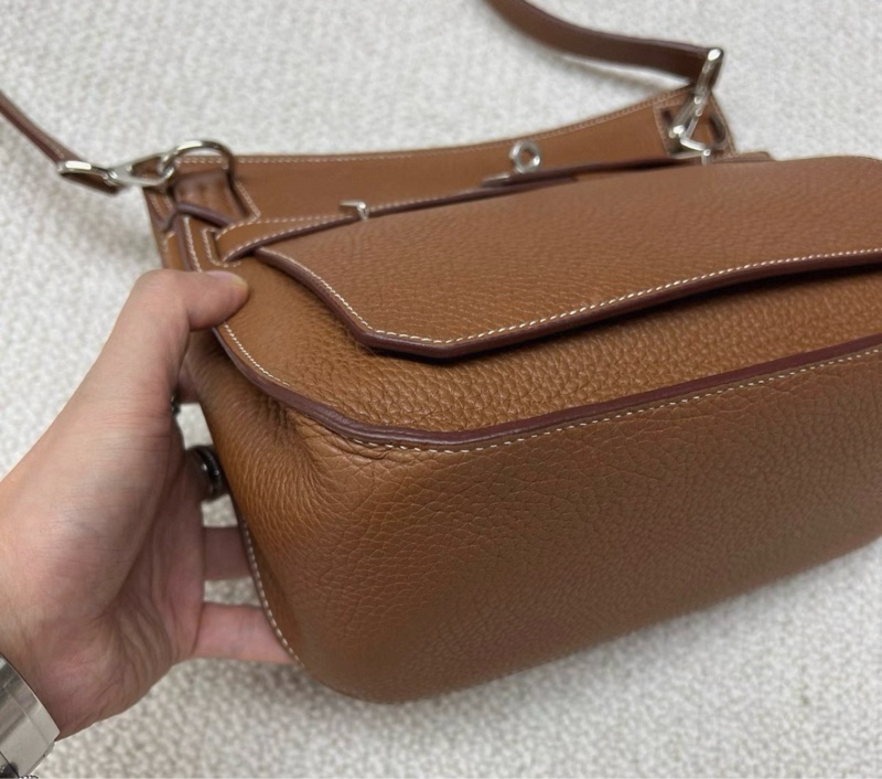 愛馬仕/Hermes 吉普賽28 金棕銀扣 A刻 TC皮 99新成色 金屬輕微划痕 其他沒啥瑕疵-7