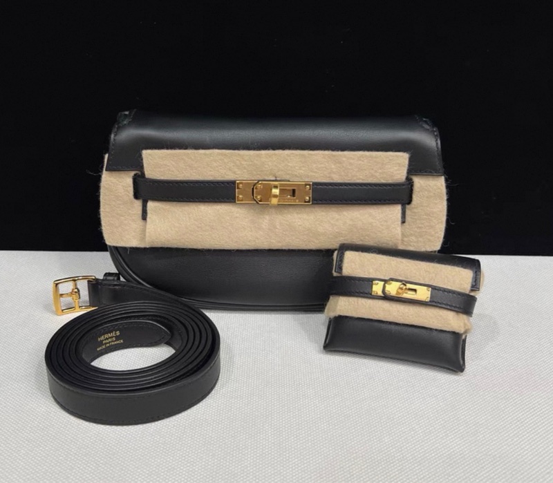 有購證✨ HERMES愛馬仕kelly moove 黑色 金扣 W刻-0