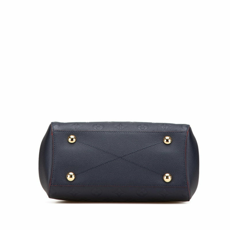 路易威登 Monogram Empreinte Montaigne BB 肩背包/手提包 2-Way M42747 海軍藍皮革 女士 LOUIS VUITTON-2