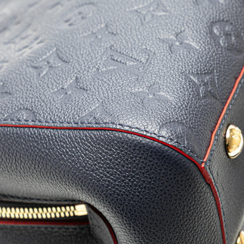 路易威登 Monogram Empreinte Montaigne BB 肩背包/手提包 2-Way M42747 海軍藍皮革 女士 LOUIS VUITTON-4