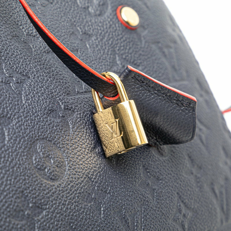 路易威登 Monogram Empreinte Montaigne BB 肩背包/手提包 2-Way M42747 海軍藍皮革 女士 LOUIS VUITTON-12