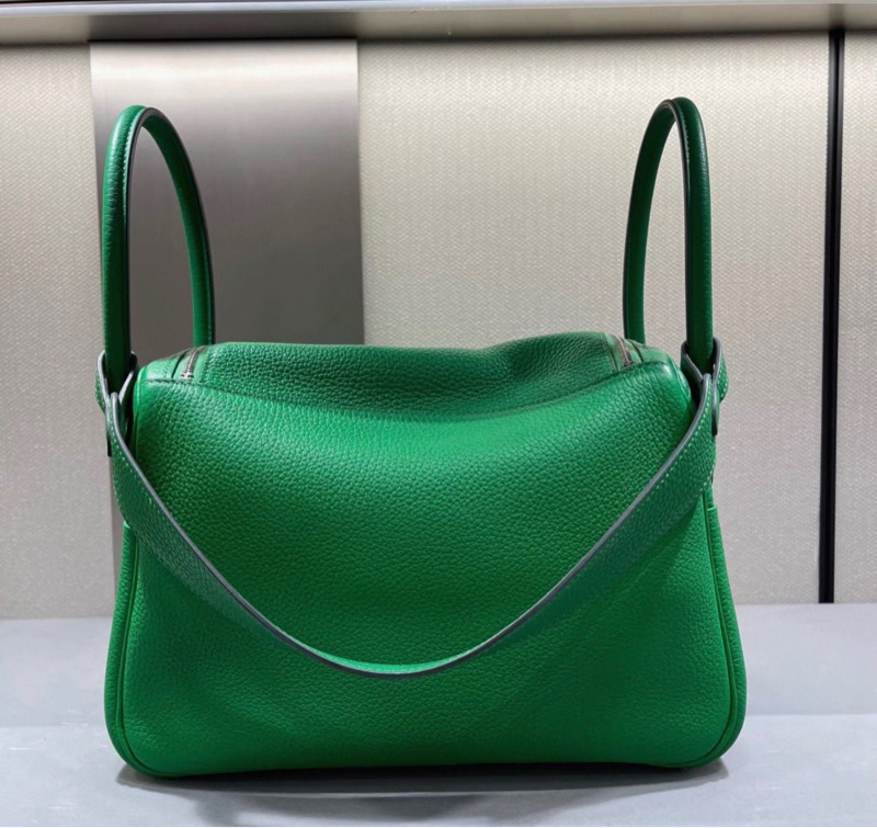 99新 Hermes lindy 26 1k竹子綠 tc皮 y刻-2