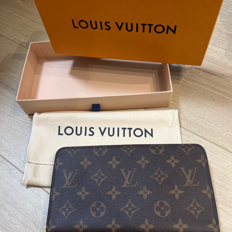 全新LV經典老花 長夾 (附防塵與盒子)聖誕節🎄送禮選擇-0