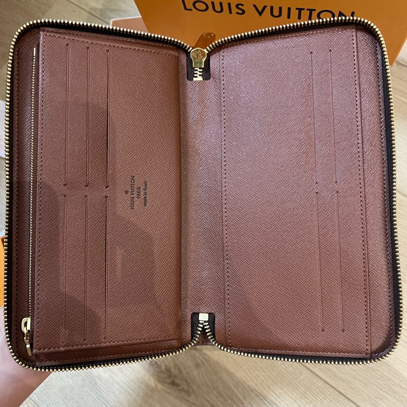 全新LV經典老花 長夾 (附防塵與盒子)聖誕節🎄送禮選擇-5
