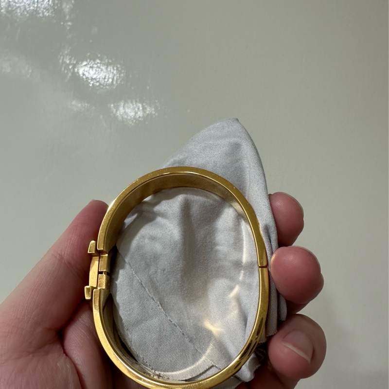 Hermes clic hh 手環 男  黑金色 官網購入 成交後部分金額捐款做公益-4