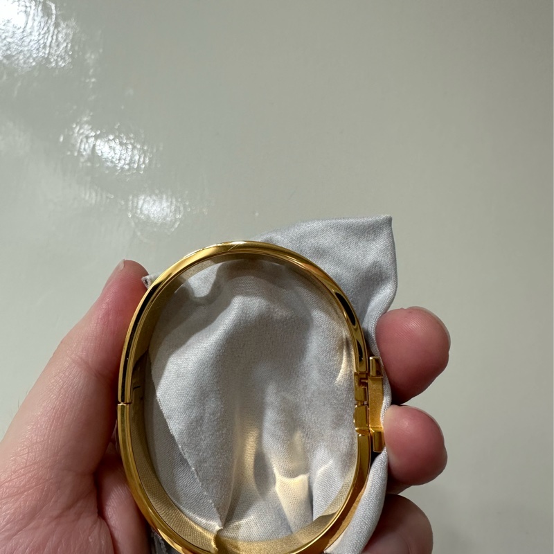 Hermes clic hh 手環 男  黑金色 官網購入 成交後部分金額捐款做公益-5