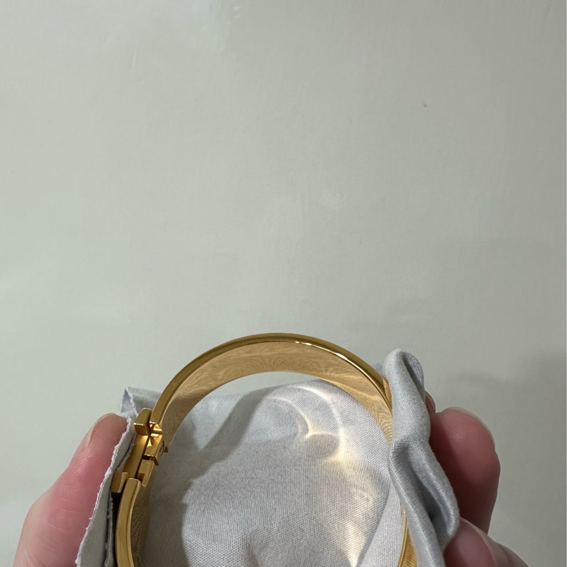 Hermes clic hh 手環 男  黑金色 官網購入 成交後部分金額捐款做公益-6