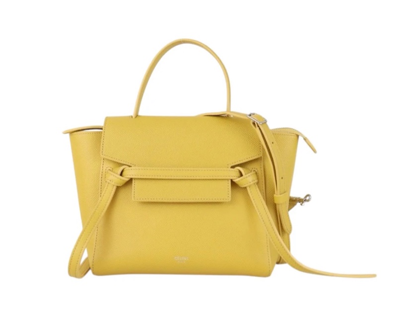 「JL精品代購」97新 Celine 小雞黃 鯰魚包 nano-0