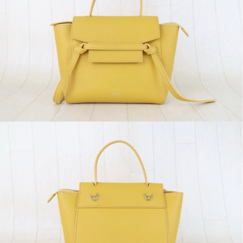 「JL精品代購」97新 Celine 小雞黃 鯰魚包 nano-2