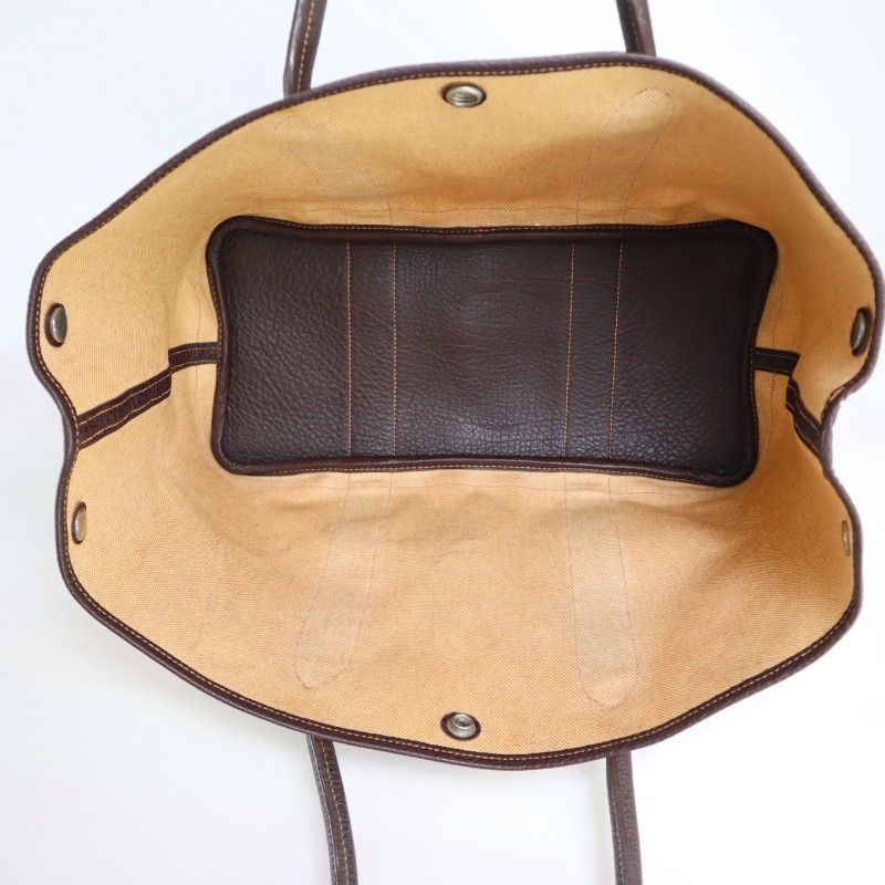 Hermes Garden Party 米棕花園36皮拼布 框刻-5